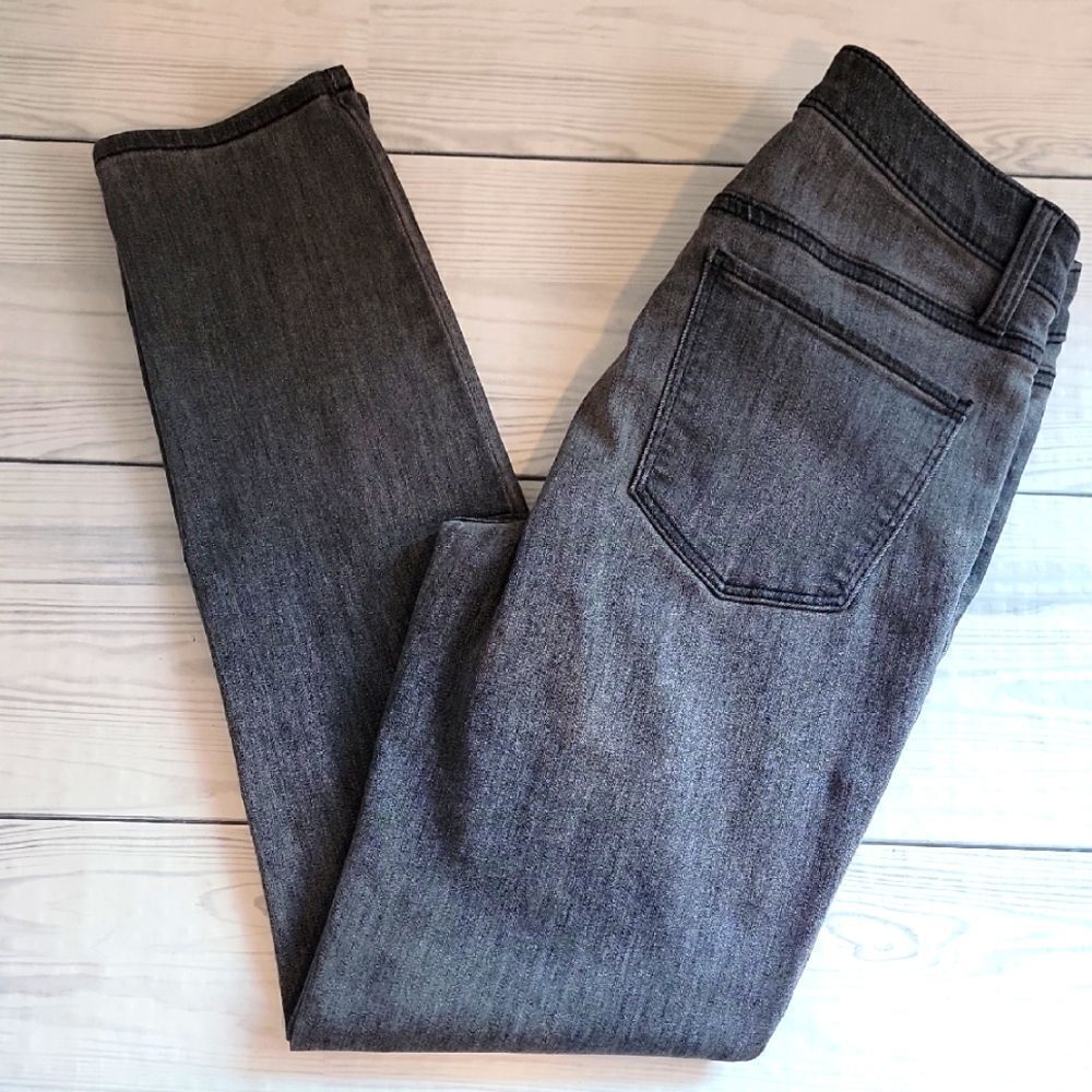 Talbots Flawless Slim Ankle Jeans In Grey Denim Womens Size 2